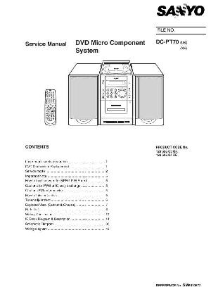Service manual Sanyo DC-PT70 ― Manual-Shop.ru