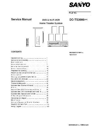 Service manual Sanyo DC-TS3000 ― Manual-Shop.ru