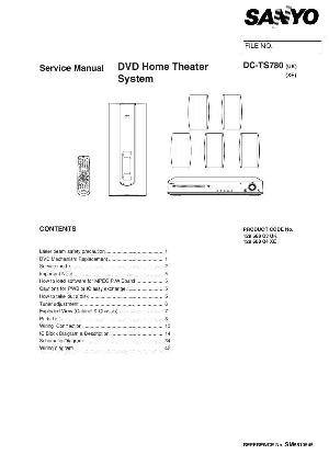 Service manual Sanyo DC-TS780 ― Manual-Shop.ru
