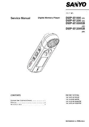 Сервисная инструкция Sanyo DMP-M1000, DMP-M1200 ― Manual-Shop.ru