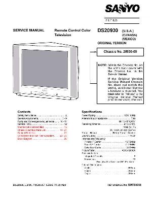 Service manual SANYO DS20930 ― Manual-Shop.ru
