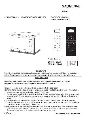 Service manual Sanyo EM-G651 ― Manual-Shop.ru