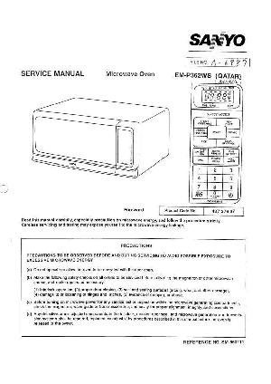 Сервисная инструкция Sanyo EM-P362WS ― Manual-Shop.ru