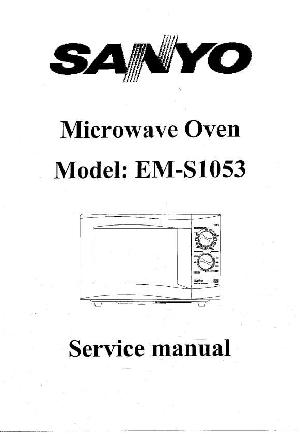 Сервисная инструкция Sanyo EM-S1053 ― Manual-Shop.ru