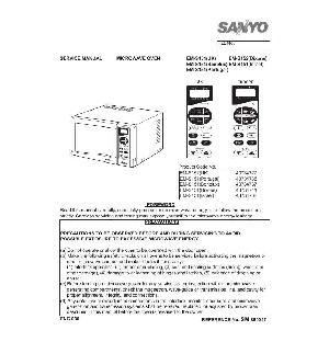 Сервисная инструкция Sanyo EM-S151 ― Manual-Shop.ru