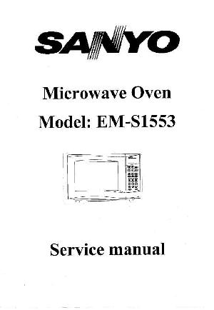 Сервисная инструкция Sanyo EM-S1553 ― Manual-Shop.ru