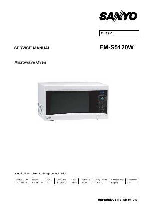 Service manual Sanyo EM-S5120W ― Manual-Shop.ru