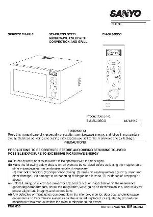 Service manual Sanyo EM-SL30ECO ― Manual-Shop.ru