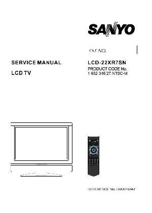 Сервисная инструкция Sanyo LCD-22XR7SN ― Manual-Shop.ru