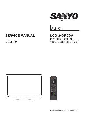 Сервисная инструкция Sanyo LCD-26XR9DA  ― Manual-Shop.ru