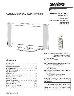 Сервисная инструкция Sanyo LCD-27XL2 ― Manual-Shop.ru