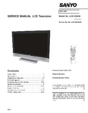 Сервисная инструкция Sanyo LCD-32XH4 ― Manual-Shop.ru
