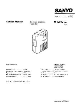 Сервисная инструкция Sanyo M-1060C ― Manual-Shop.ru