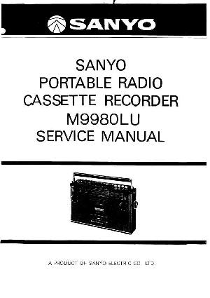 Сервисная инструкция Sanyo M-9980LU ― Manual-Shop.ru