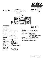 Service manual Sanyo MCD-S920F