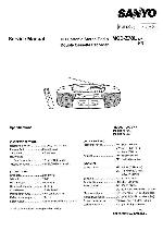 Service manual Sanyo MCD-Z78L