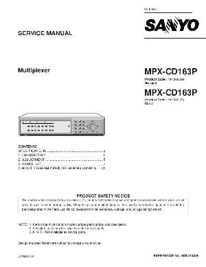 Сервисная инструкция Sanyo MPX-CD163 ― Manual-Shop.ru