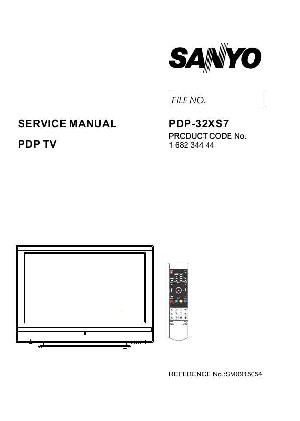 Сервисная инструкция Sanyo PDP-32XS7 ― Manual-Shop.ru
