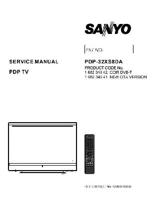 Сервисная инструкция Sanyo PDP-32XS8DA ― Manual-Shop.ru