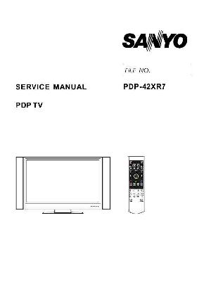 Сервисная инструкция Sanyo PDP-42XR7  ― Manual-Shop.ru