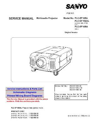 Service manual Sanyo PLC-EF10 ― Manual-Shop.ru