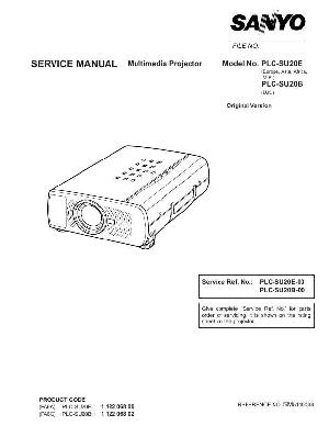 Service manual Sanyo PLC-SU20E ― Manual-Shop.ru