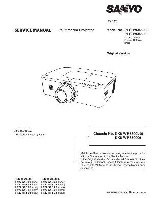 Сервисная инструкция Sanyo PLC-WM5500, PLC-WM5500L ― Manual-Shop.ru