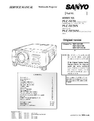 Сервисная инструкция Sanyo PLC-XF31 ― Manual-Shop.ru