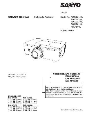 Сервисная инструкция Sanyo PLC-XM150L, PLC-XM150, PLC-XM100L, PLC-XM100 ― Manual-Shop.ru