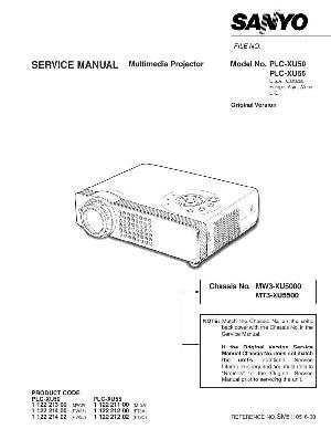 Сервисная инструкция Sanyo PLC-XU55 ― Manual-Shop.ru