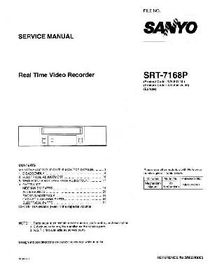 Сервисная инструкция Sanyo SRT-7168P ― Manual-Shop.ru
