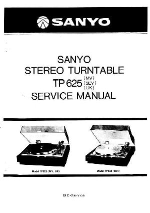 Сервисная инструкция SANYO TP-625 ― Manual-Shop.ru