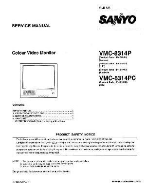 Сервисная инструкция Sanyo VMC-8314P ― Manual-Shop.ru