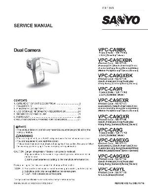Сервисная инструкция Sanyo VPC-CA9 ― Manual-Shop.ru