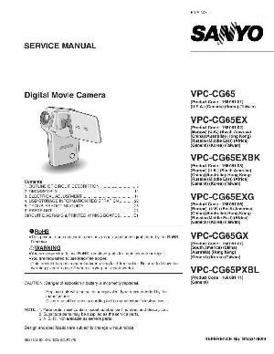 Service manual Sanyo VPC-CG65 ― Manual-Shop.ru