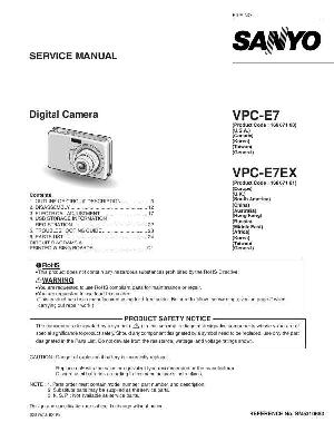Сервисная инструкция Sanyo VPC-E7EX ― Manual-Shop.ru