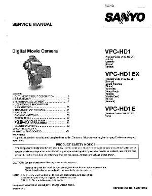Сервисная инструкция Sanyo VPC-HD1 ― Manual-Shop.ru