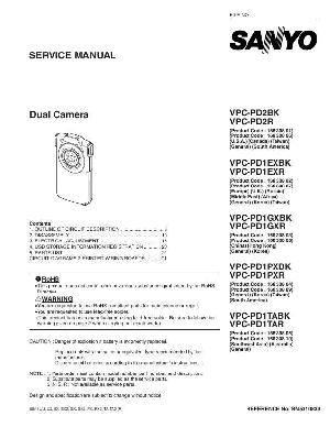 Сервисная инструкция Sanyo VPC-PD1, VPC-PD2 ― Manual-Shop.ru