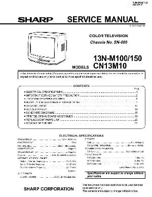 Сервисная инструкция Sharp 13N-M100, 13N-M150, CN13M10 ― Manual-Shop.ru