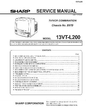 Сервисная инструкция Sharp 13VT-L200 ― Manual-Shop.ru