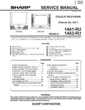 Сервисная инструкция Sharp 14A1-RU, 14A2-RU ― Manual-Shop.ru