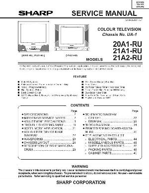 Сервисная инструкция Sharp 20A1-RU, 21A1-RU, 21A2-RU ― Manual-Shop.ru