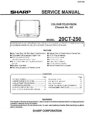 Service manual Sharp 20CT-250 ― Manual-Shop.ru