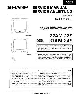 Service manual Sharp 37AM-23S, 37AM-24S ― Manual-Shop.ru