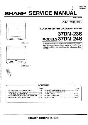 Service manual Sharp 37DM-23S, 37DM-24S ― Manual-Shop.ru