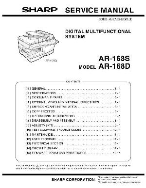 Service manual Sharp AR-168S-D ― Manual-Shop.ru