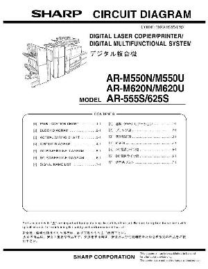 Сервисная инструкция Sharp AR-555S, 625S, M550U, M620N CIRCUIT DIAGRAMS ― Manual-Shop.ru
