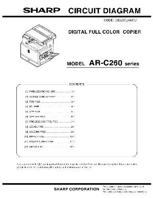 Сервисная инструкция Sharp AR-C260 SERIES CIRCUIT DIAGRAMS ― Manual-Shop.ru