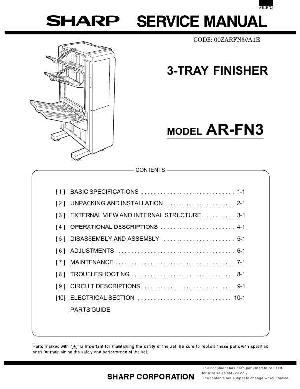 Сервисная инструкция Sharp AR-FN3 ― Manual-Shop.ru