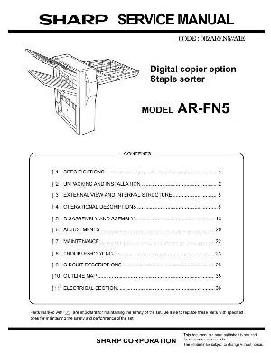 Сервисная инструкция Sharp AR-FN5 ― Manual-Shop.ru